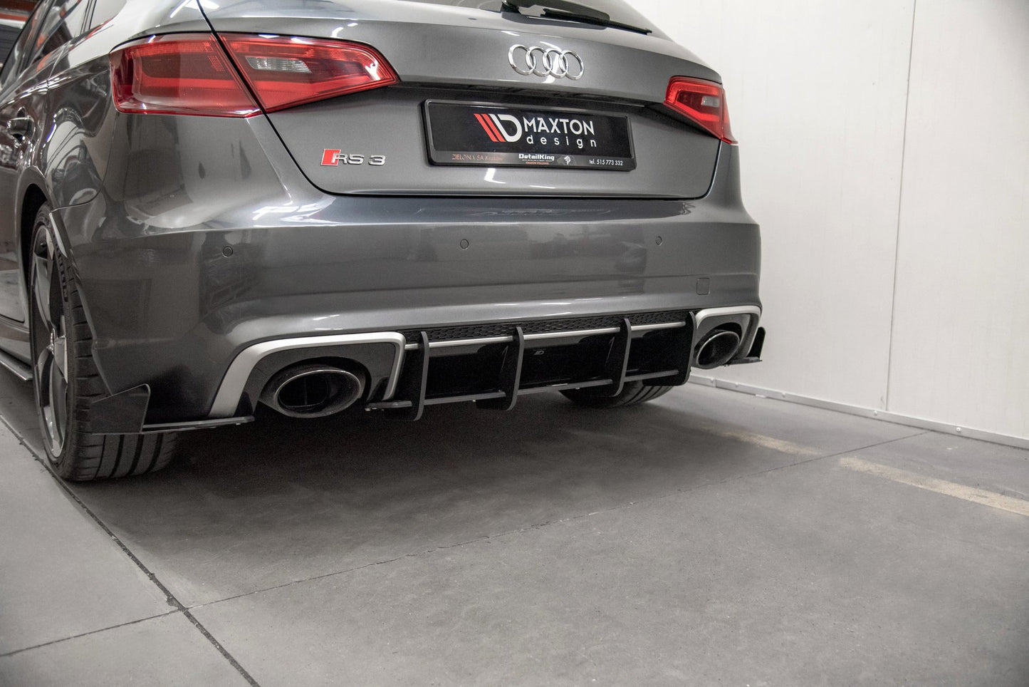 Street Pro Rear Diffuser V.1 Audi RS3 8V Sportback