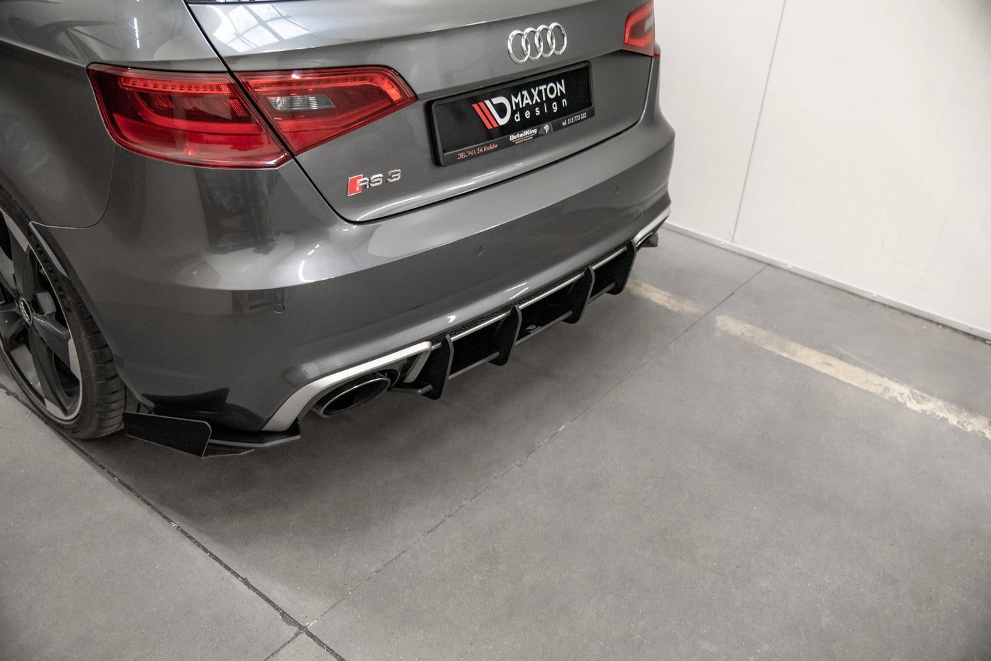Street Pro Rear Diffuser V.1 Audi RS3 8V Sportback