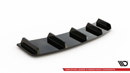 Rear Splitter (with vertical bars) Audi A7 S-Line C7 Facelift