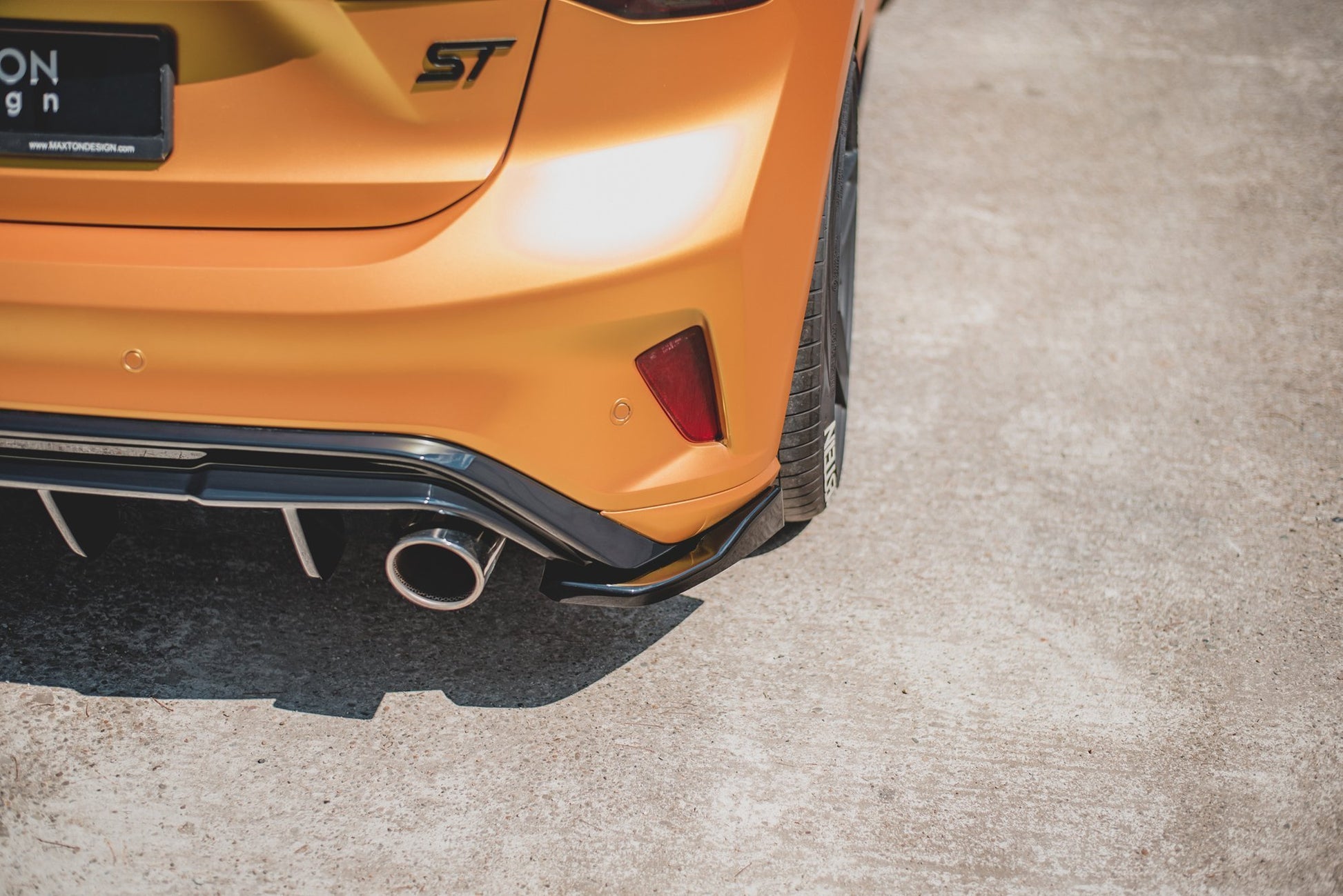Rear Side Splitters V.3 (For rear valance v.2) Ford Focus Hatchback ST Mk4