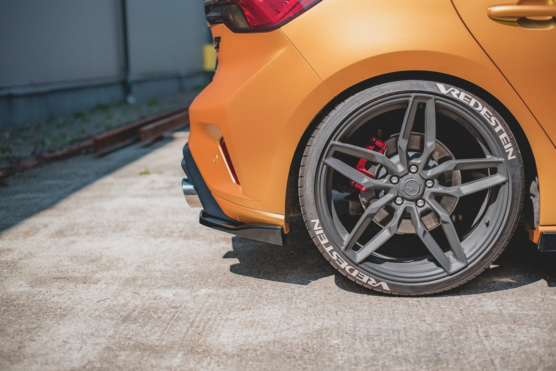 Rear Side Splitters V.3 (For rear valance v.2) Ford Focus Hatchback ST Mk4