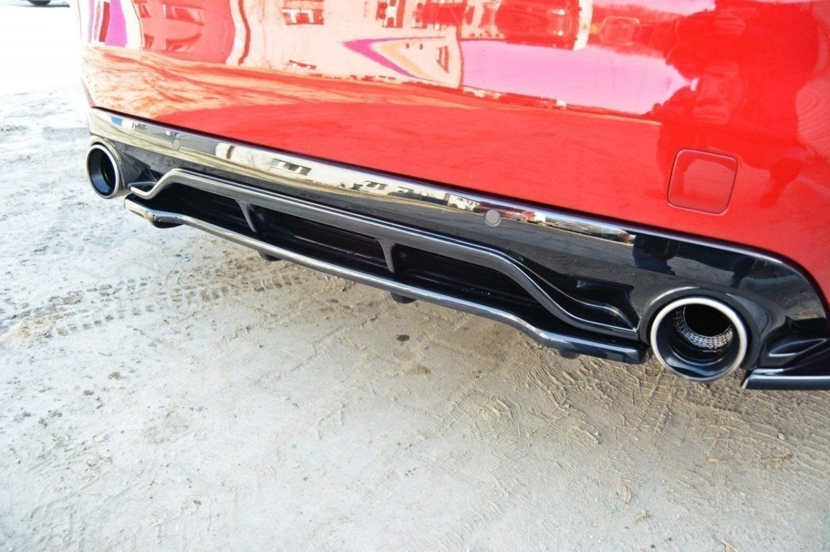 Rear Splitter PEUGEOT 308 II GTI (with vertical bars)