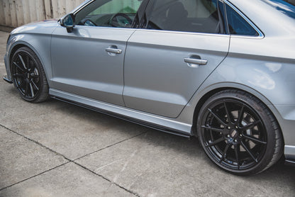 Side Skirts Diffusers V.2 Audi S3 / A3 S-Line Sedan 8V Facelift