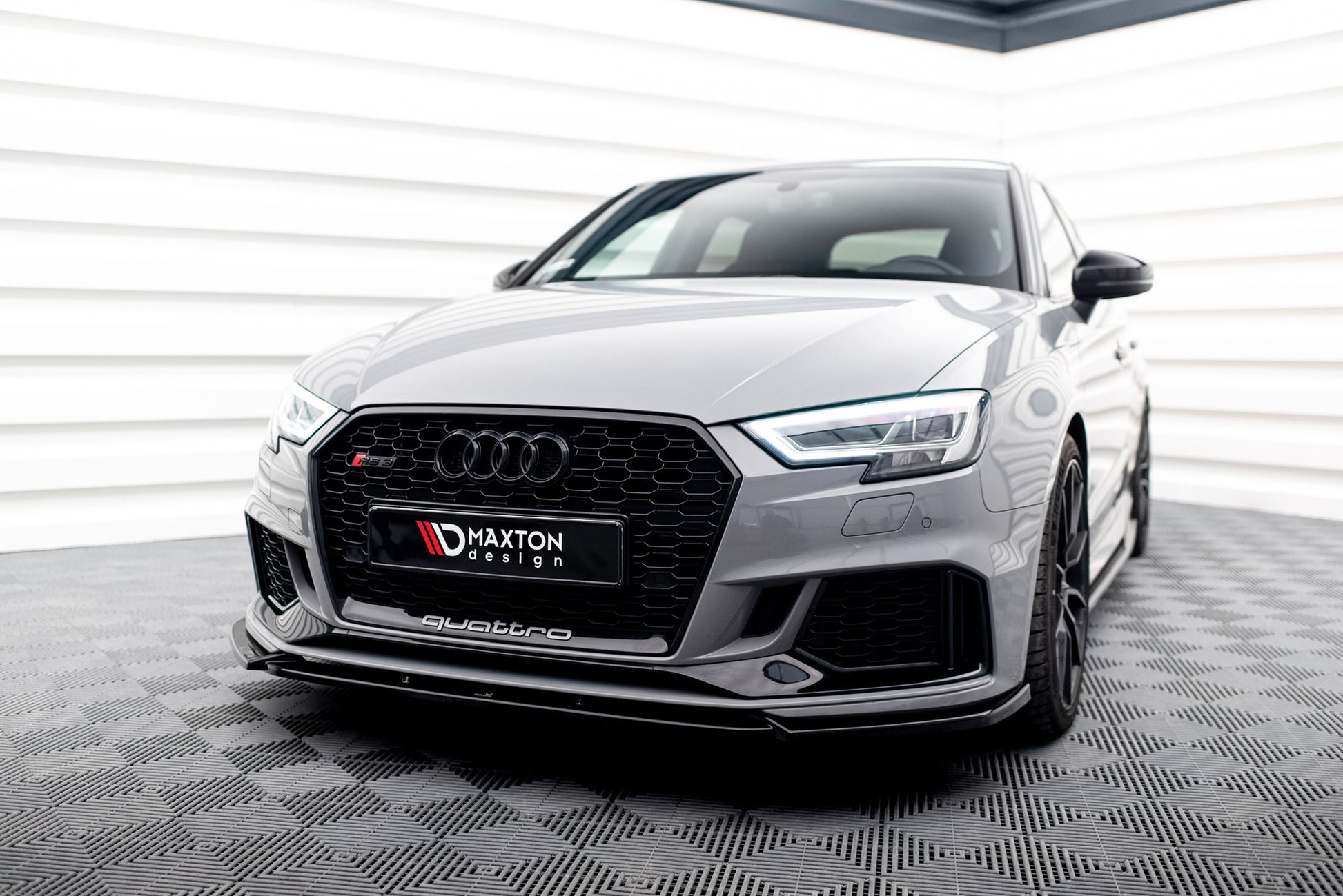 Front Splitter V.4 Audi RS3 8V FL Sportback
