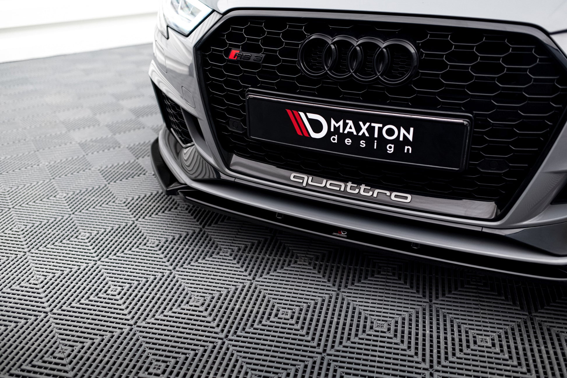 Front Splitter V.4 Audi RS3 8V FL Sportback