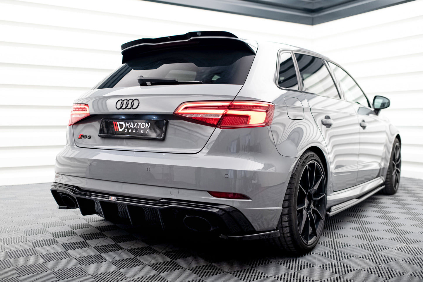 Rear Side Splitters V.2 Audi RS3 8V Sportback Facelift