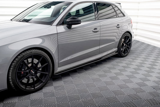 Side Skirts Diffusers V.2 Audi RS3 8V Sportback Facelift