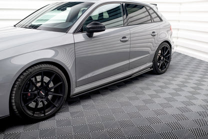 Side Skirts Diffusers V.2 Audi RS3 8V Sportback Facelift