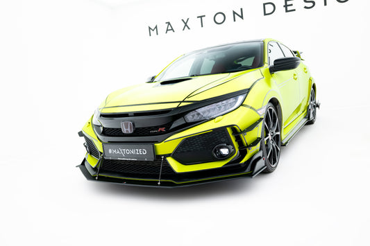 Street Pro Front Splitter Honda Civic Type R Mk10