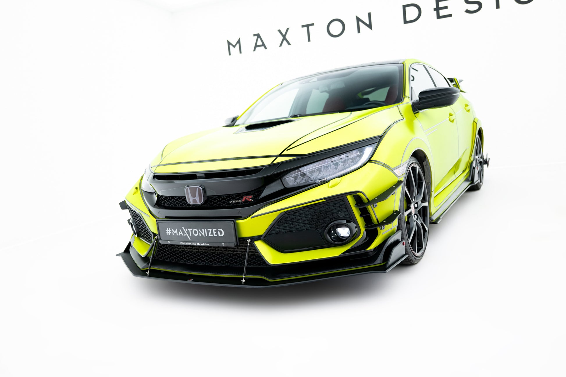 Street Pro Front Splitter Honda Civic Type R Mk10