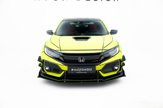 Street Pro Front Splitter Honda Civic Type R Mk10