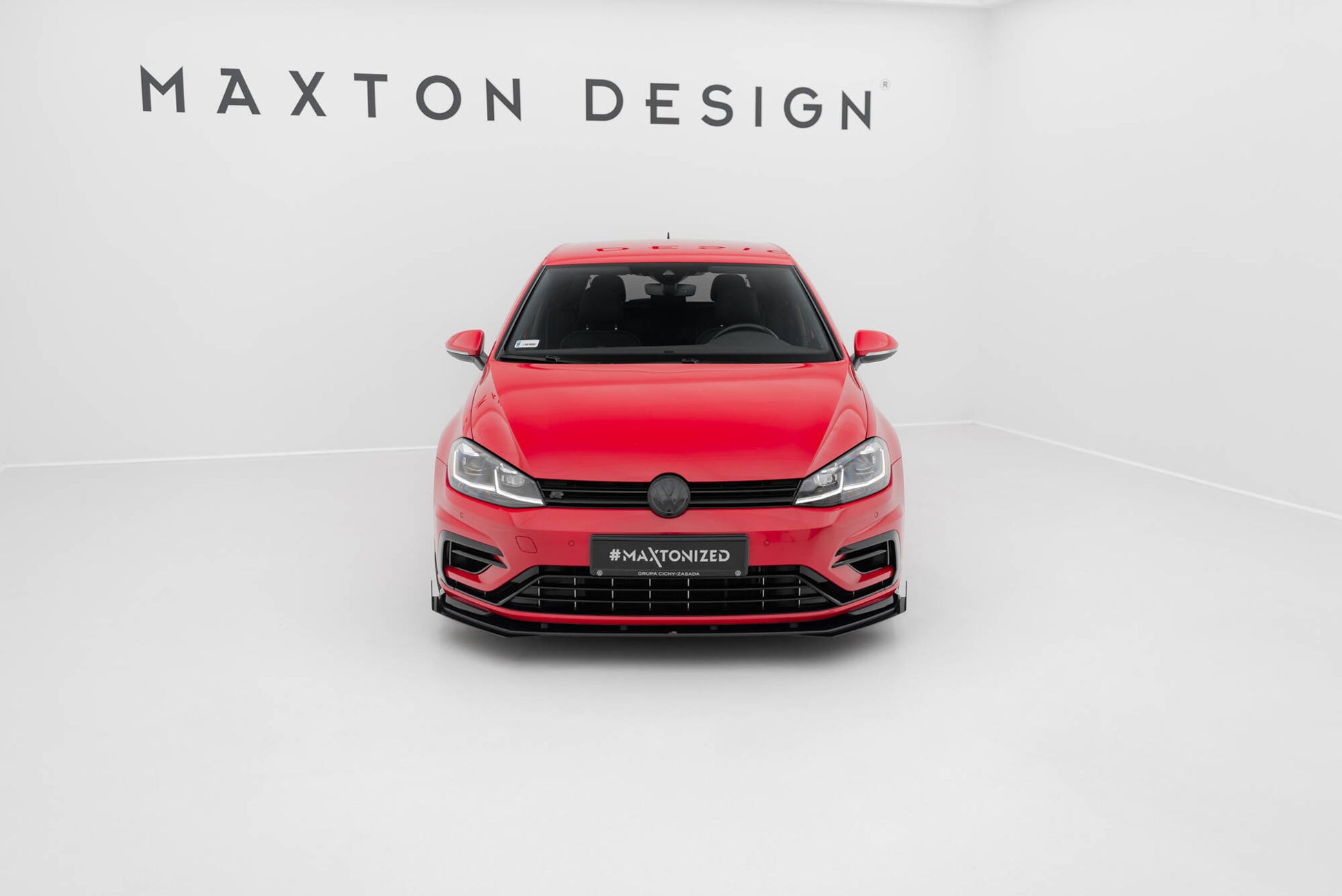 Street Pro Front Splitter + Flaps Volkswagen Golf R / R-Line Mk7 Facelift