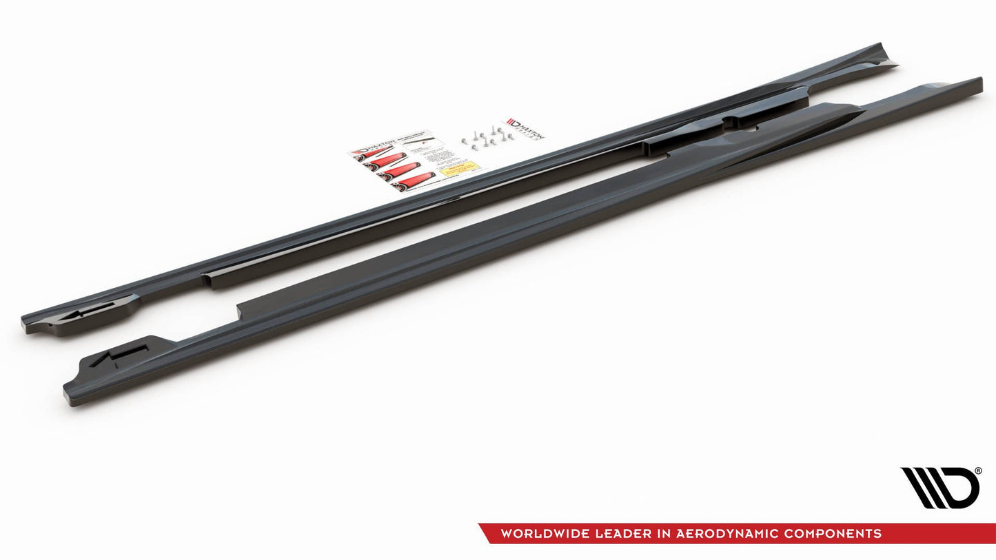 Side Skirts Diffusers V.1 Porsche Panamera Turbo 970 Facelift