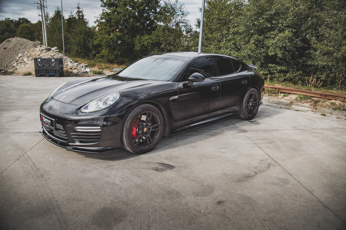 Side Skirts Diffusers V.1 Porsche Panamera Turbo 970 Facelift