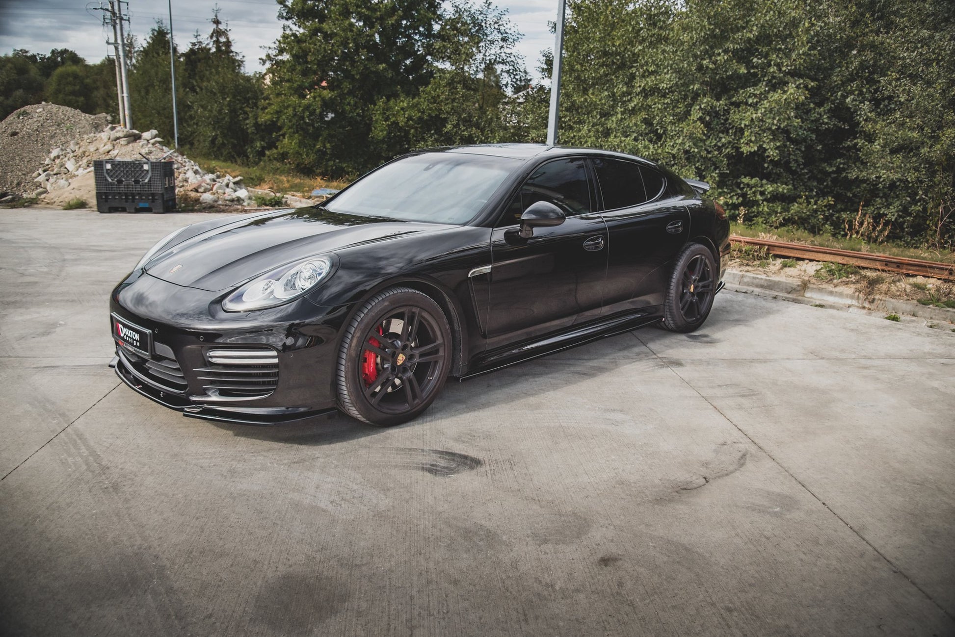 Side Skirts Diffusers V.1 Porsche Panamera Turbo 970 Facelift