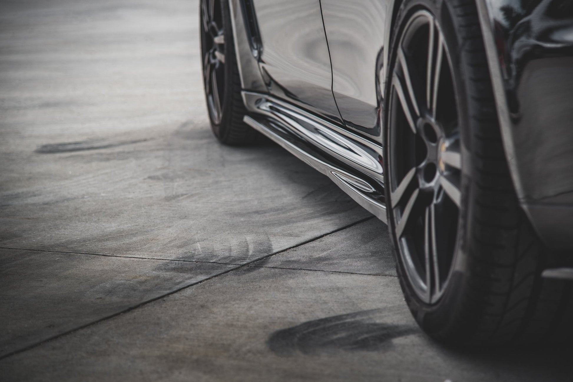 Side Skirts Diffusers V.1 Porsche Panamera Turbo 970 Facelift
