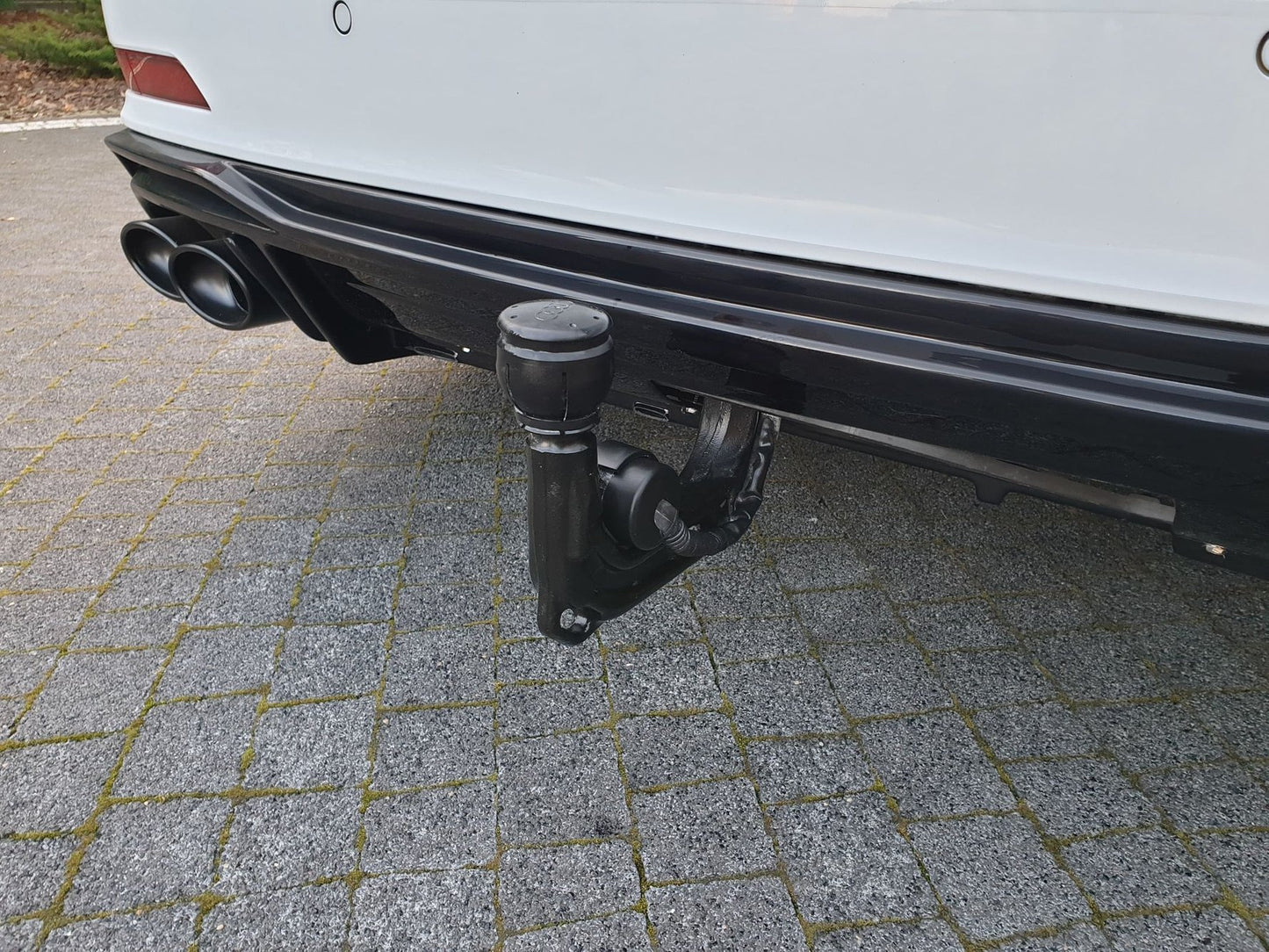 Rear Valance + Exhaust Ends Imitation Audi A6 S-Line / S6 C8 / C8 Facelift