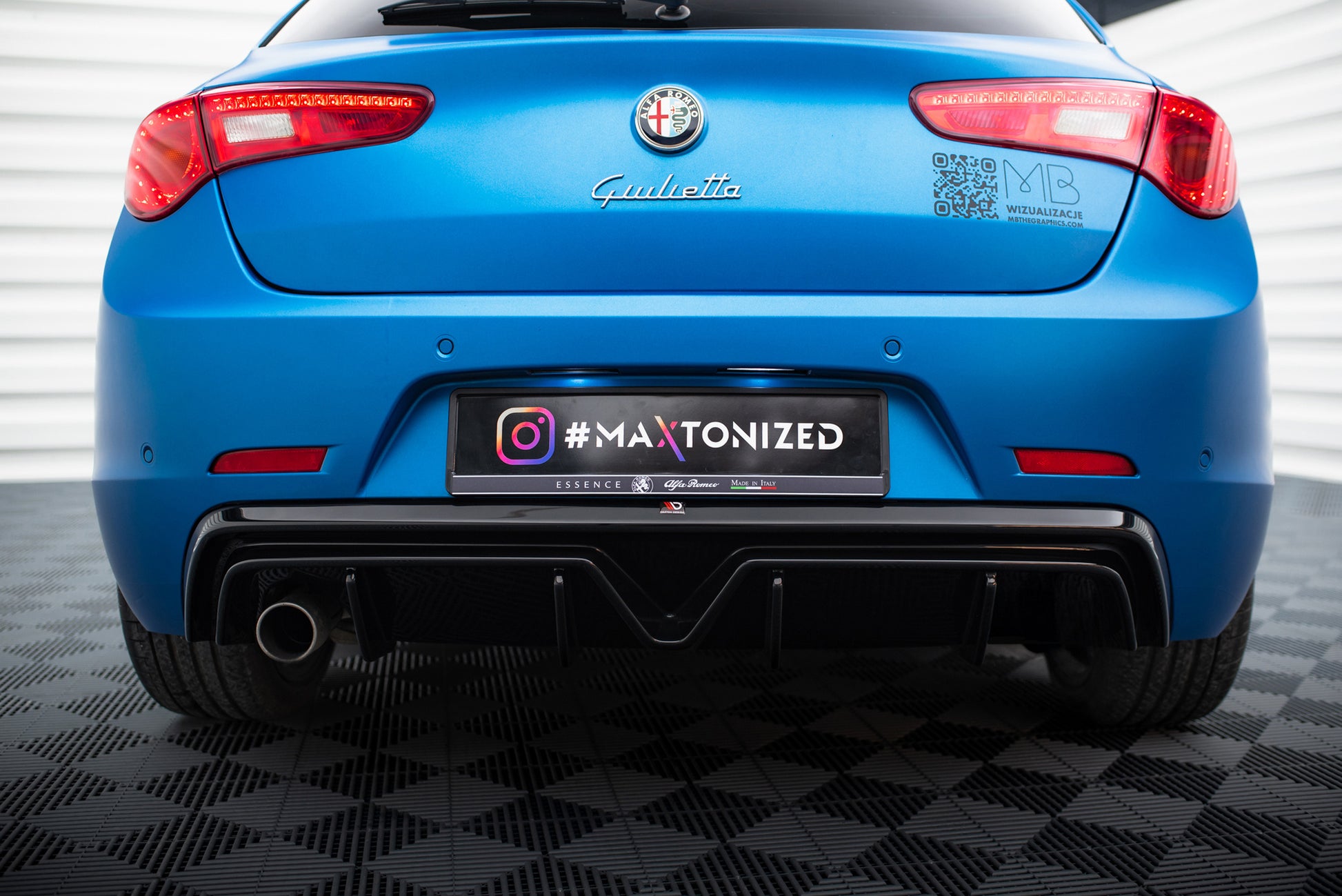 Rear Valance Alfa Romeo Giulietta (Exhaust On Both Sides Version)
