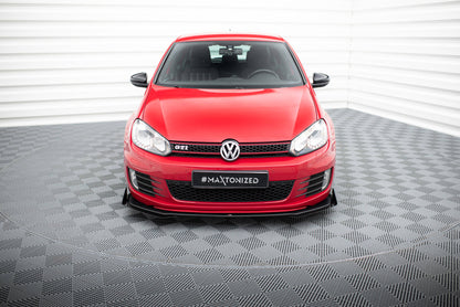 Street Pro Front Splitter V.3 + Flaps Volkswagen Golf GTI Mk6