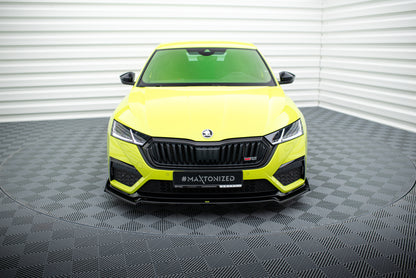 Front Splitter V.2 + Flaps Skoda Octavia RS Mk4