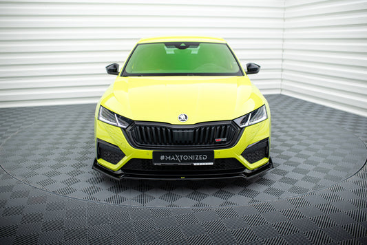 Front Splitter V.2 + Flaps Skoda Octavia RS Mk4