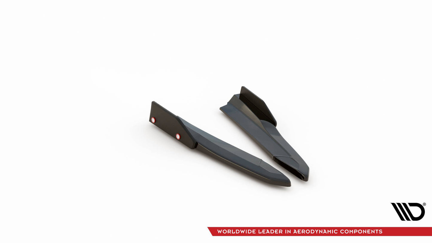 Rear Side Splitters V.2 + Flaps Skoda Octavia RS Mk4