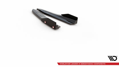 Rear Side Splitters V.2 + Flaps Skoda Octavia RS Mk4