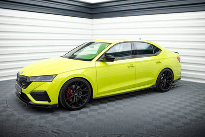 Side Skirts Diffusers V.2 + Flaps Skoda Octavia RS Mk4