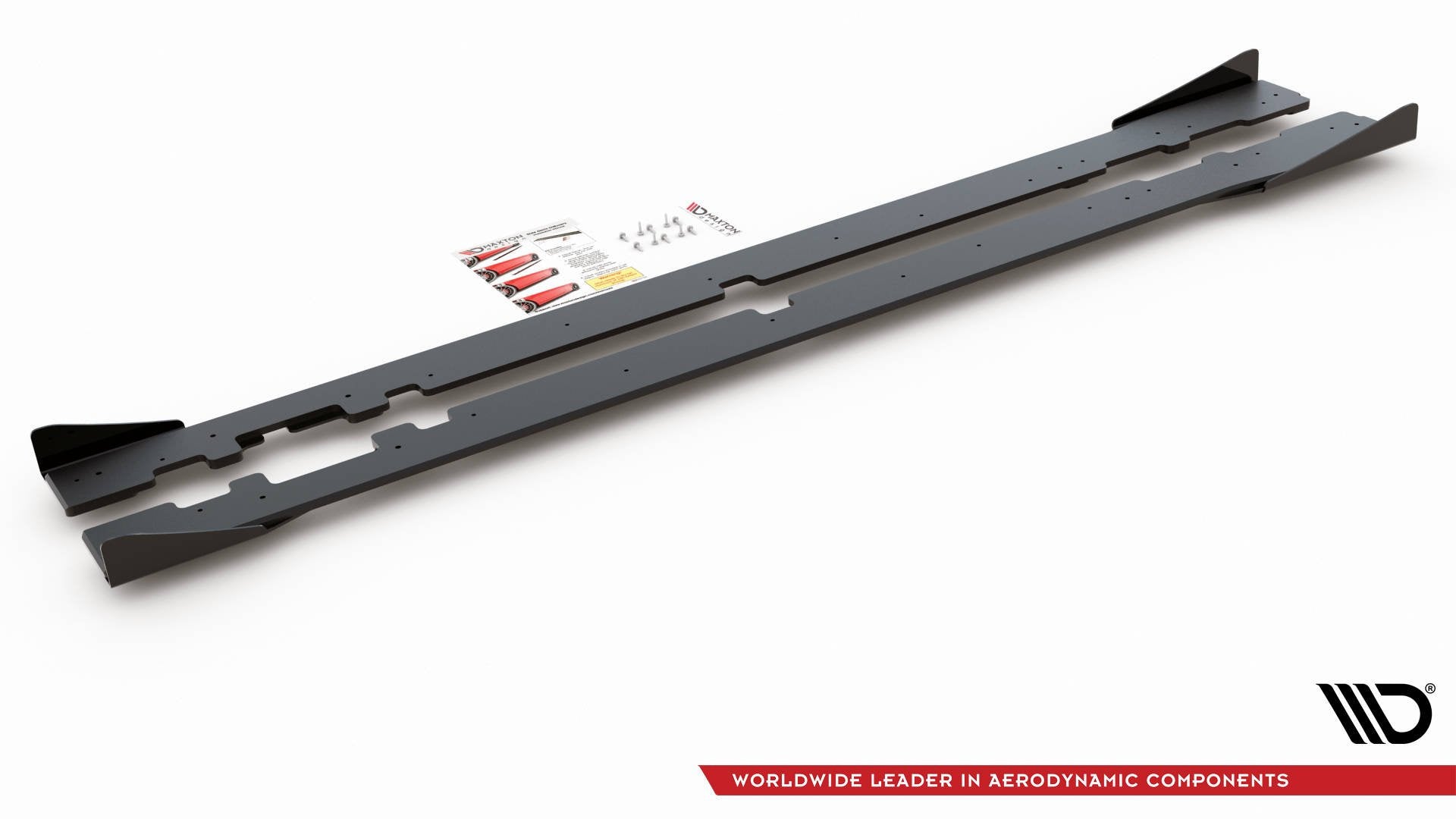 Street Pro Side Skirts Diffusers + Flaps Mercedes-AMG C43 Coupe C205