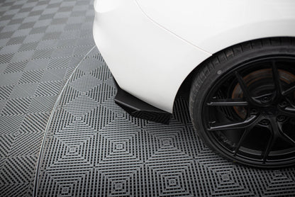 Street Pro Rear Side Splitters V.2 + Flaps for BMW 1 F20 M140i