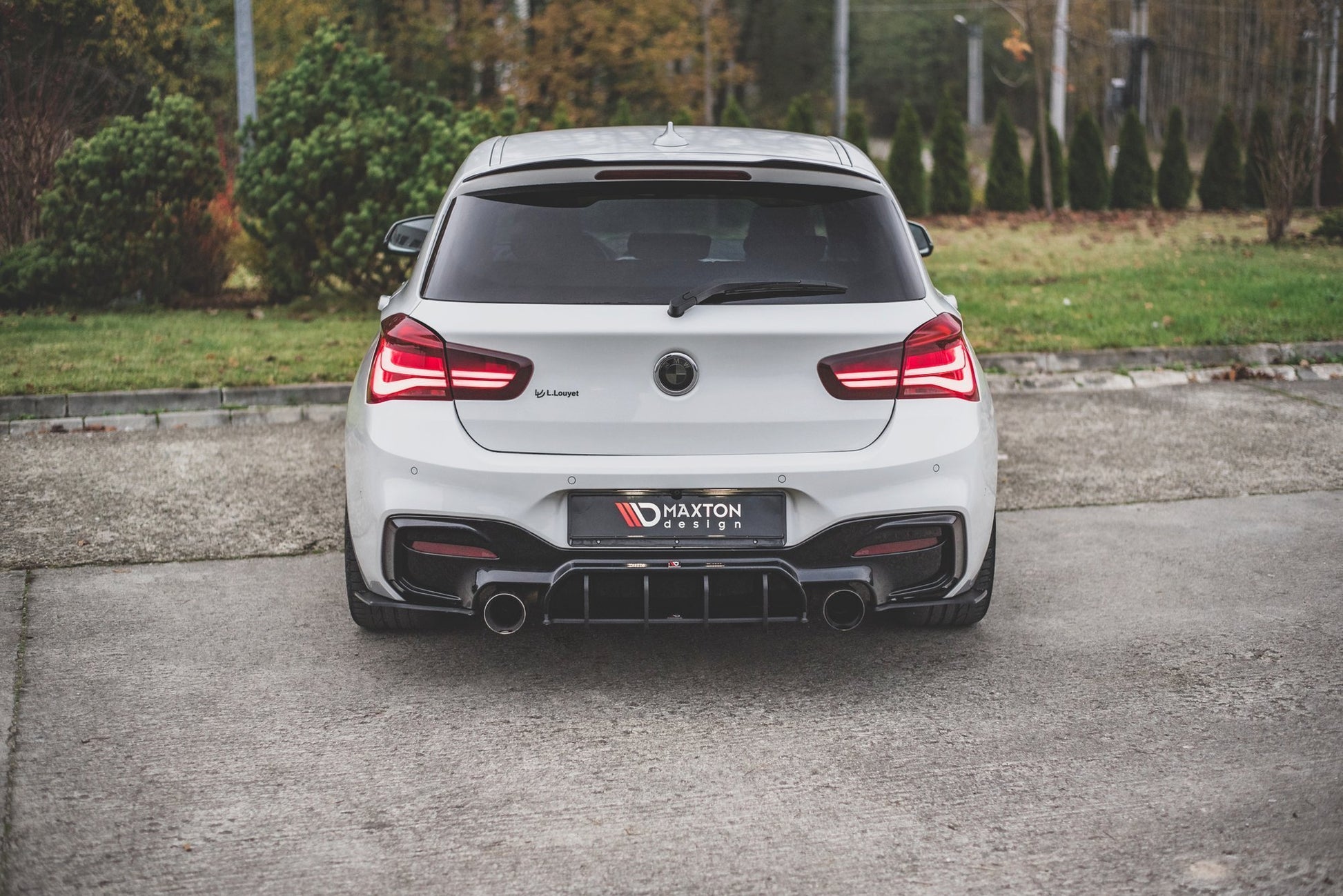 Street Pro Rear Side Splitters V.3 for BMW 1 F20 M140i