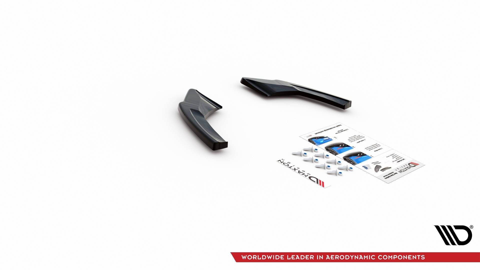 Rear Side Splitters V.2 Volkswagen Golf GTI Clubsport Mk8