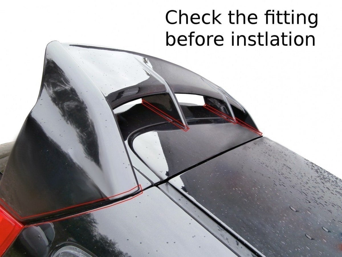 Roof Spoiler (RS Look) Ford Fiesta Mk7 / Mk7 FL - Not Primed