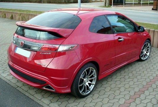 REAR SPOILER HONDA CIVIC VIII HB < TYPE R LOOK > - Not Primed