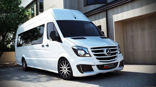 FRONT BUMPER MERCEDES SPRINTER 2013-UP WITHOUT LED - Not Primed
