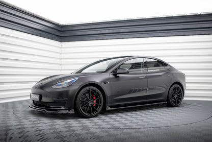 Side Skirts Diffusers V.3 Tesla Model 3 Mk1 / Mk1 Facelift