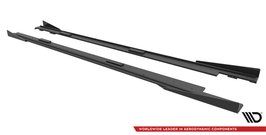 Street Pro Side Skirts Diffusers + Flaps Mazda 3 MPS Mk1