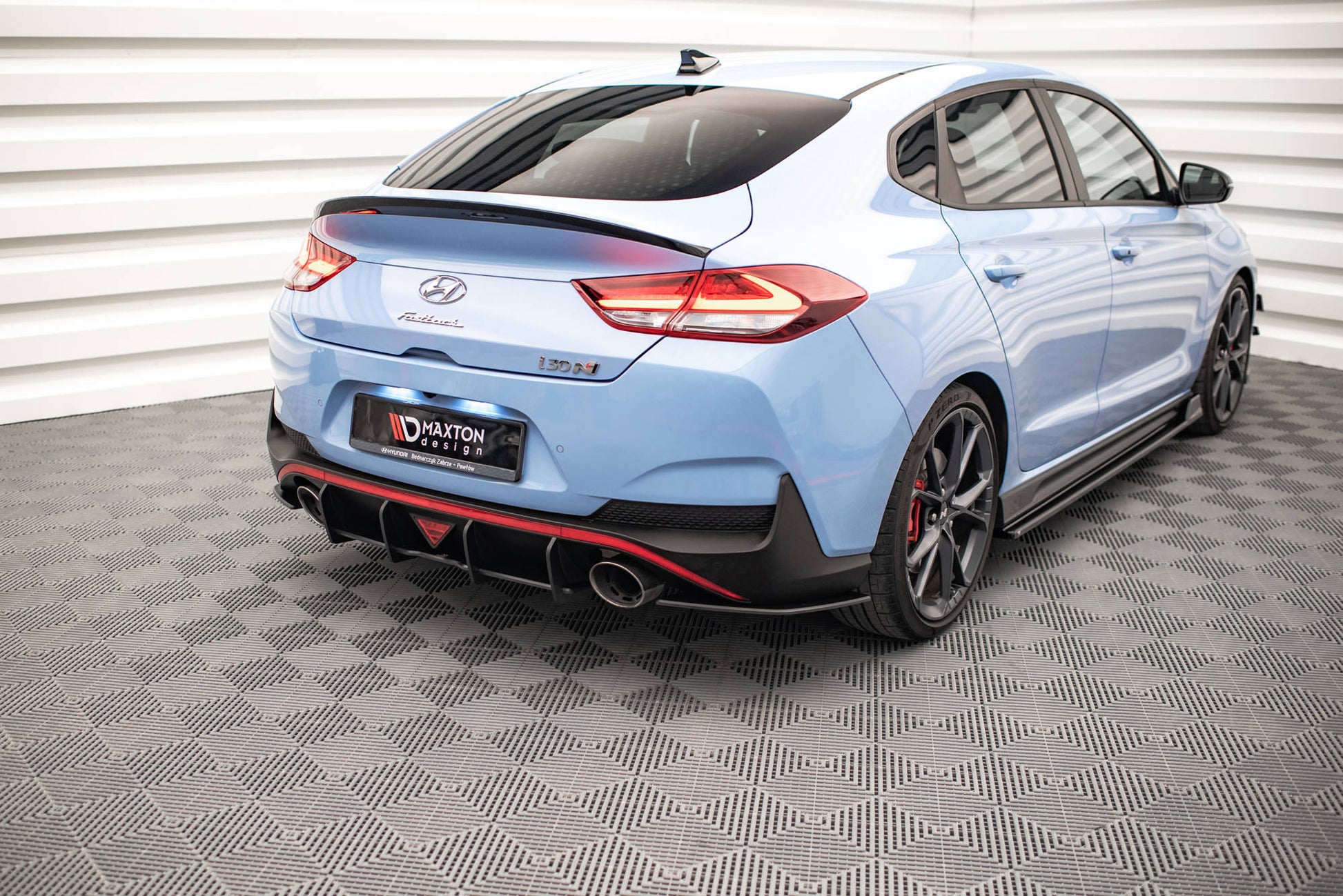 Street Pro Rear Side Splitters Hyundai I30 N Fastback Mk3 Facelift