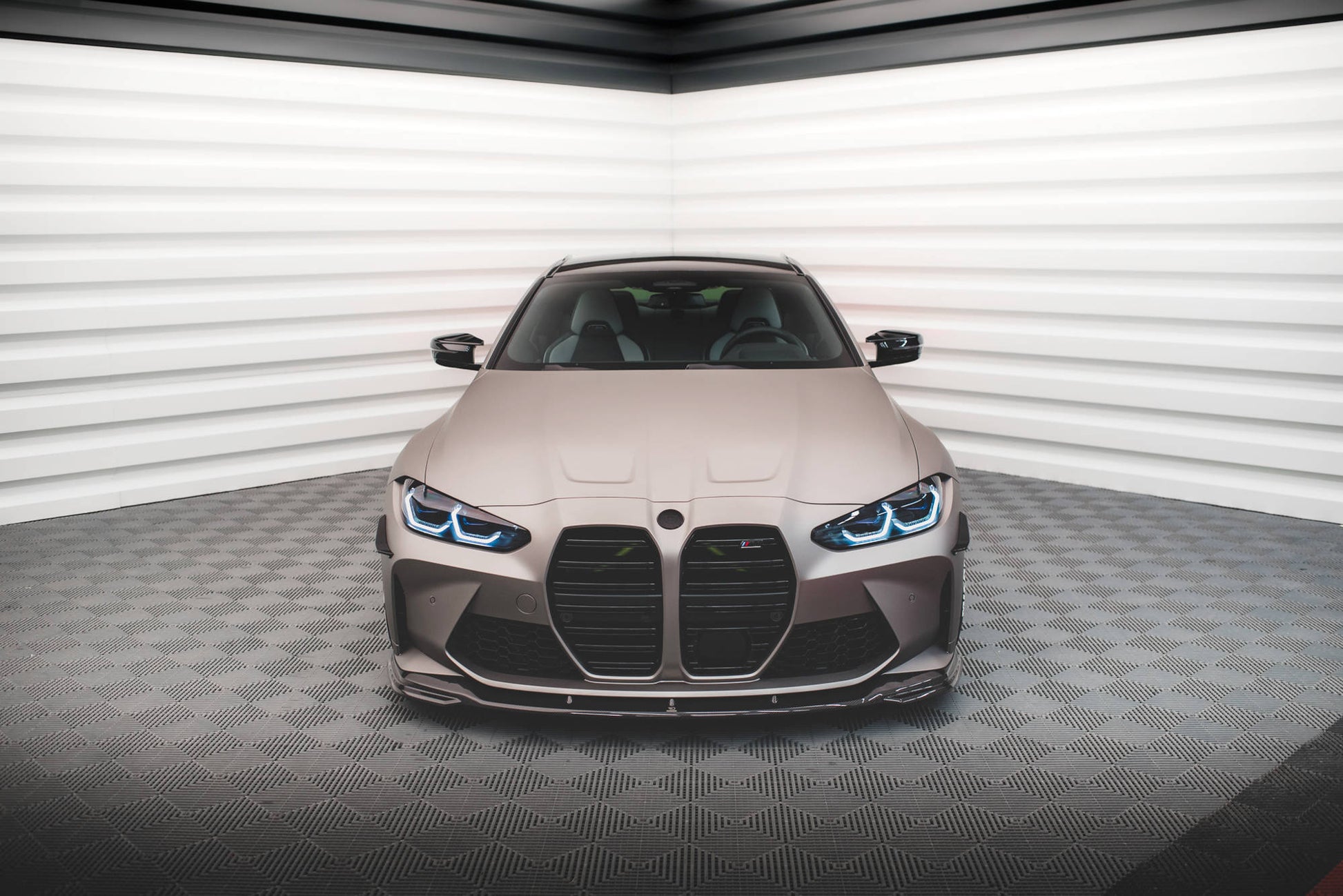 Prepreg Carbon Fiber Front Splitter V.2 BMW M4 G82