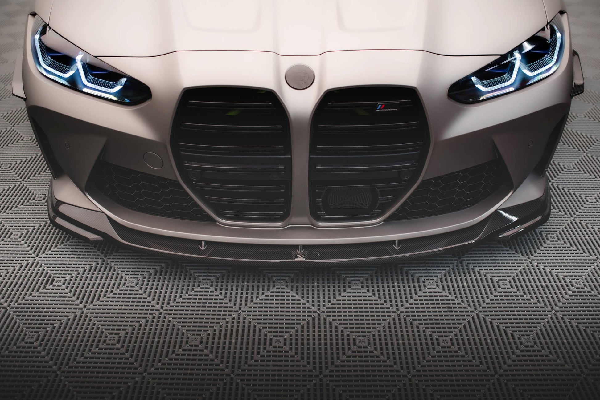 Prepreg Carbon Fiber Front Splitter V.2 BMW M4 G82