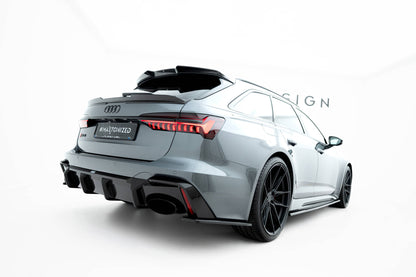 Prepreg Carbon Fiber Tailgate Spoiler (Upper) Audi RS6 C8