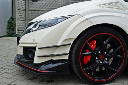 FRONT RACING SPLITTER v.1 HONDA CIVIC IX TYPE R