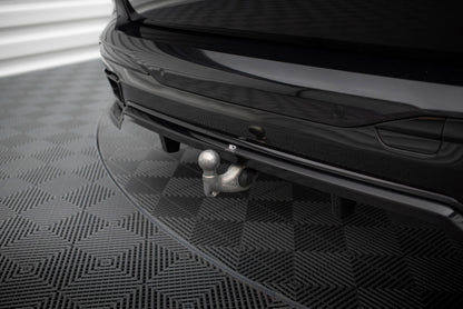 Rear Splitter (with vertical bars) BMW X7 M-Pack G07 Facelift