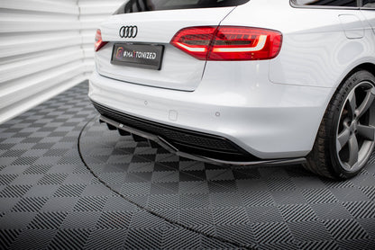 Rear Splitter (with vertical bars) Audi A4 Competition B8 Facelift