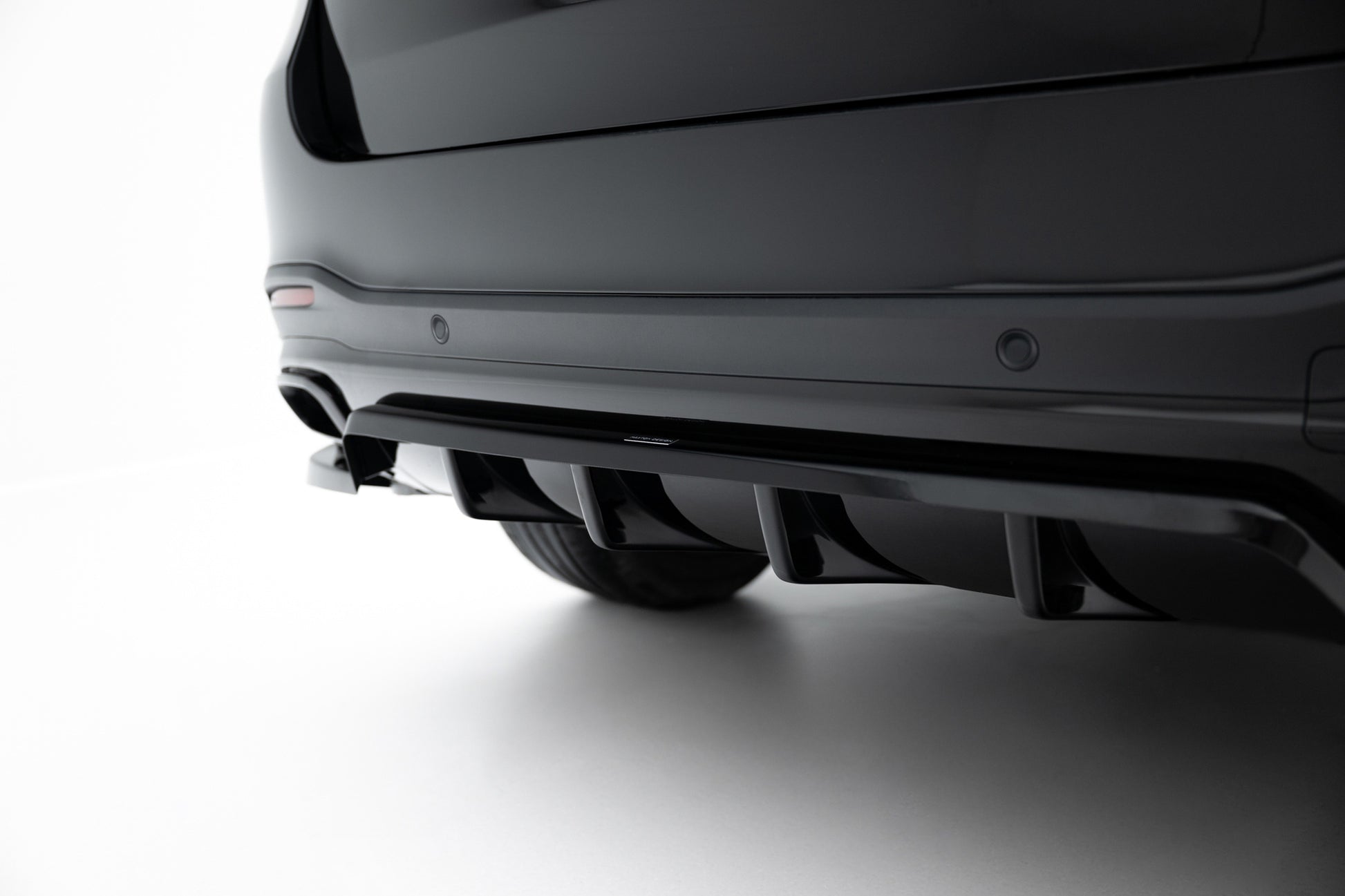Rear Splitter (with vertical bars) Mercedes-Benz GLE SUV AMG-Line W167 / W167 Facelift