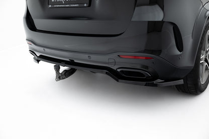 Rear Splitter (with vertical bars) Mercedes-Benz GLE SUV AMG-Line W167 / W167 Facelift