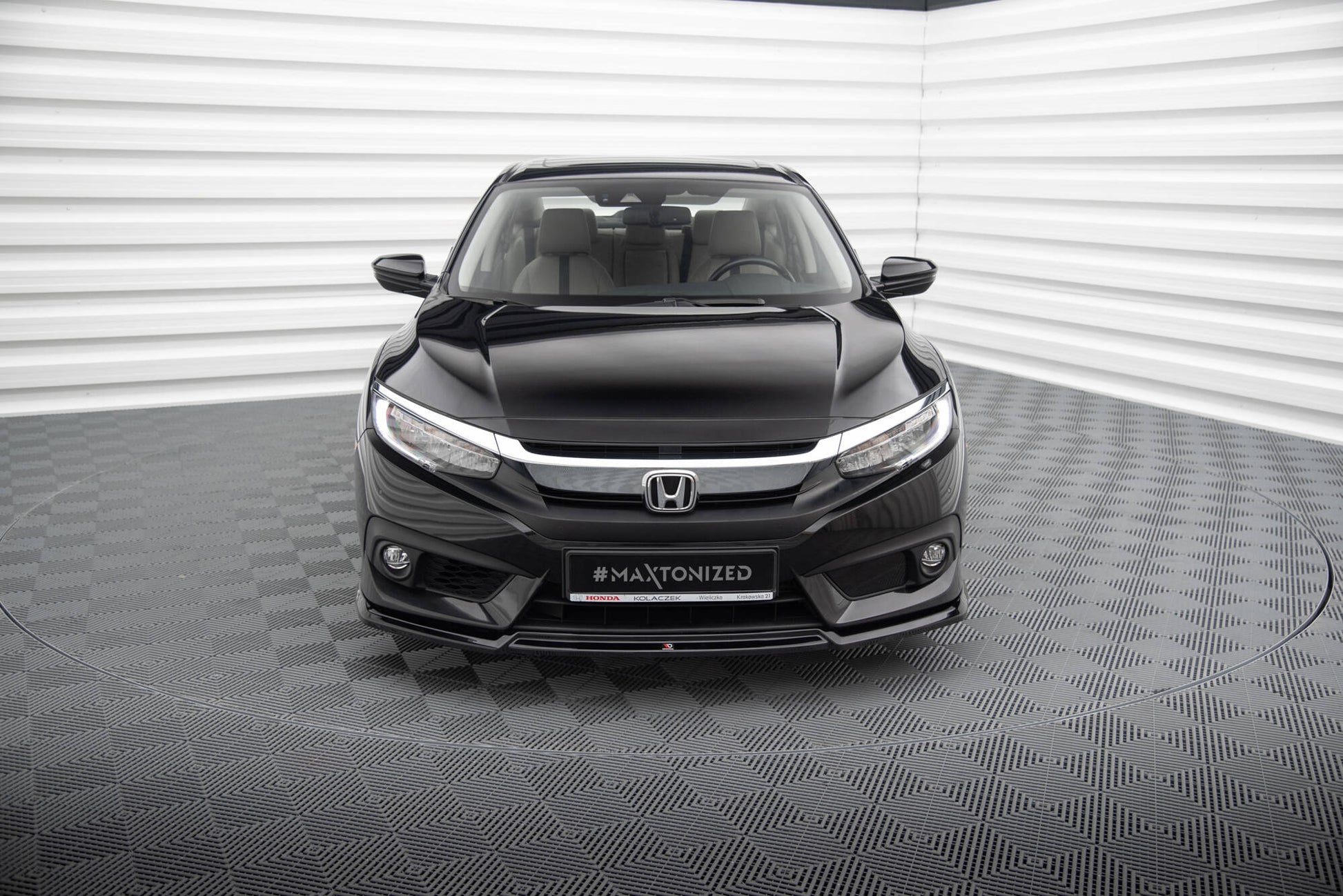 Front Splitter V.2 Honda Civic Sedan Mk10