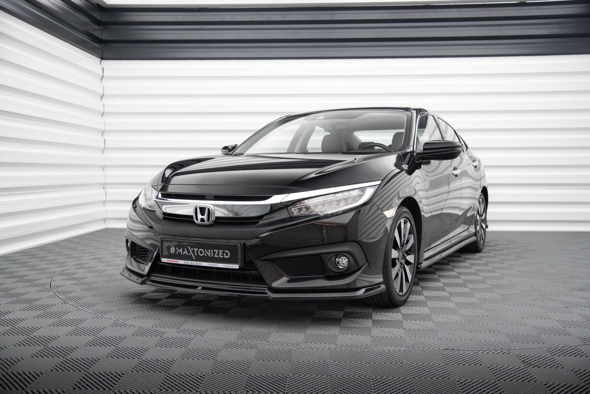Front Splitter V.2 Honda Civic Sedan Mk10