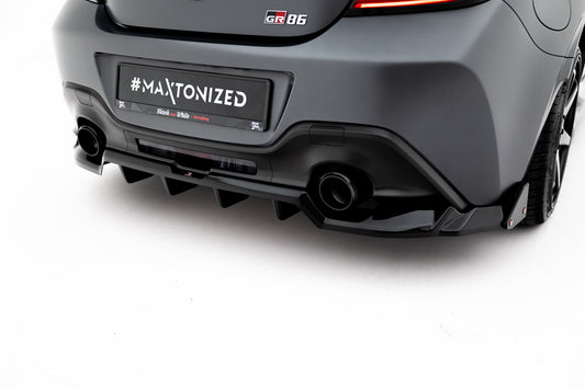 Rear Splitter (with vertical bars) V.1 + Flaps Toyota GR86 Mk1