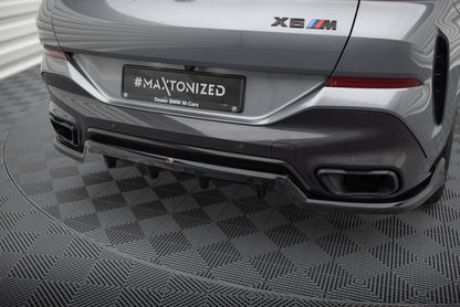 Rear Splitter (with vertical bars) V.2 BMW X6 M-Pack G06 Facelift